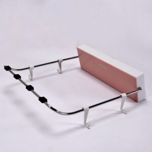 Foldable Wash Basin Rack – Wall-Mounted, Space-Saving | Organivo