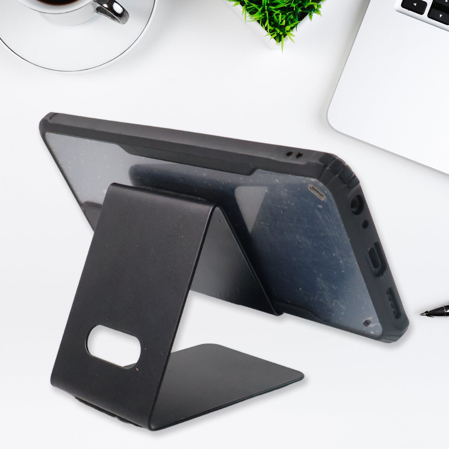Universal Mobile & Tablet Stand Holder – Adjustable, Durable Metal