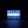 Cinematic Light Box - Mini A6 LED Message Board with Letters | Styleva