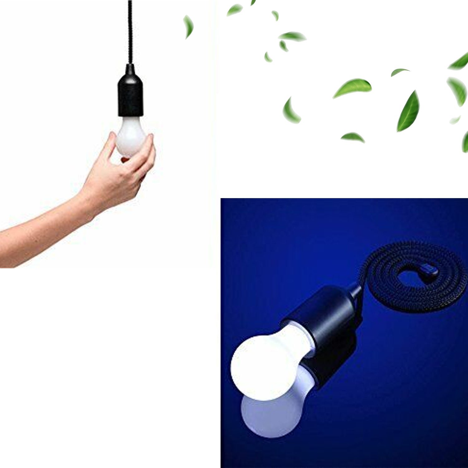 LED Pull Cord Light – Portable Battery Bulb | Indo Glow