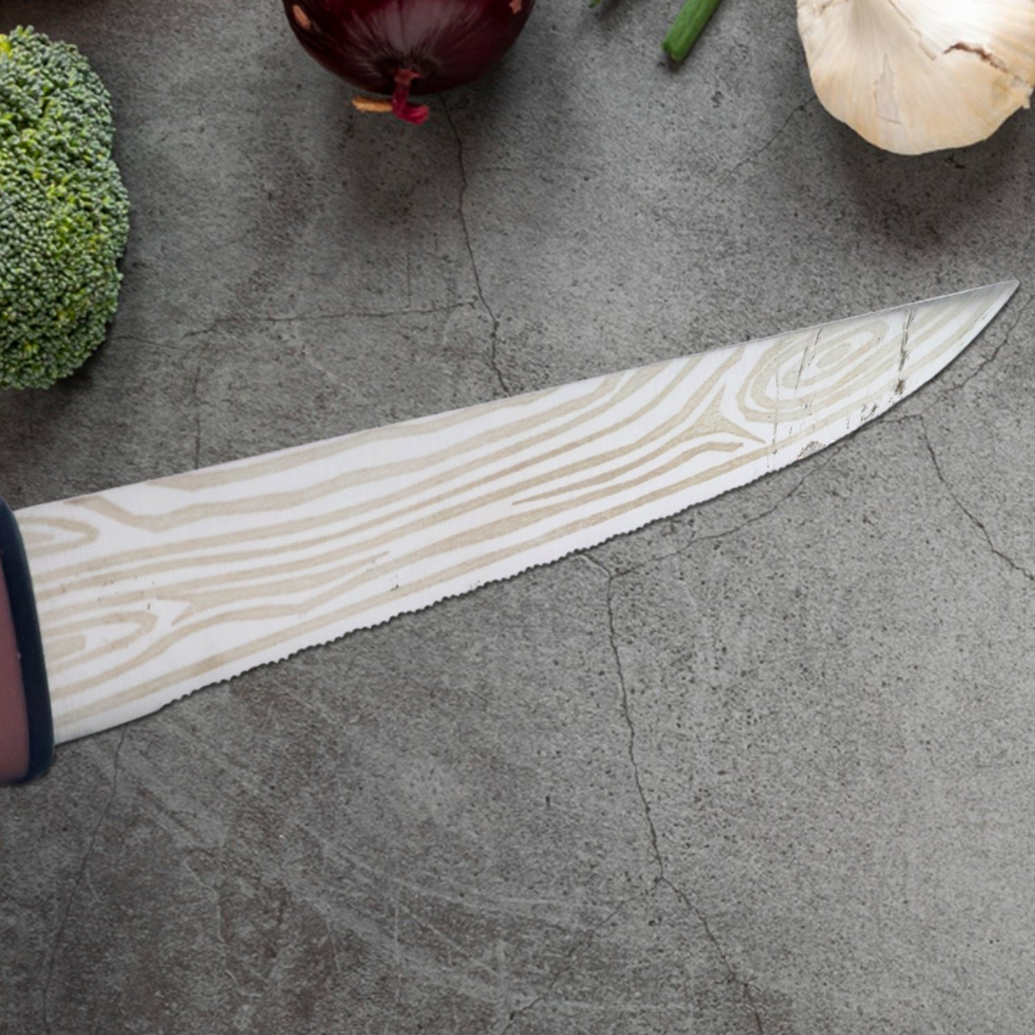 Kitchen Cutting Knife – Sharp Stainless Steel with Ergonomic Grip