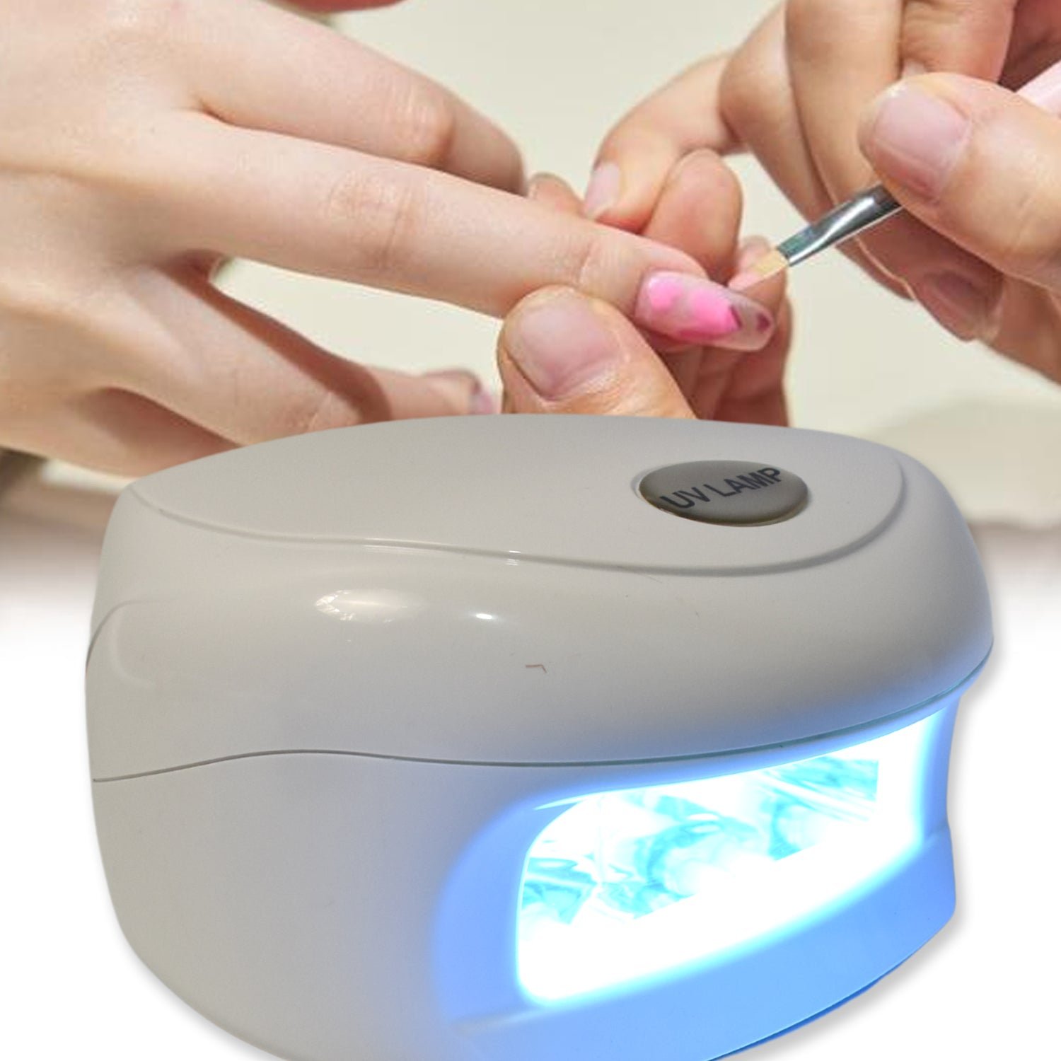 LED UV Nail Lamp 18W – Quick Gel Polish Curing & Nail Dryer | AuriGlam