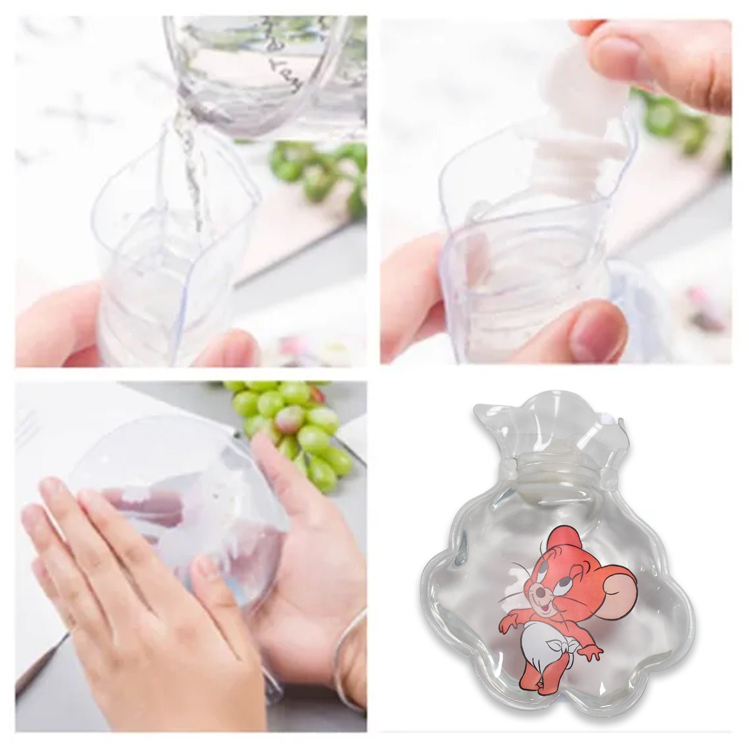 Transparent Hot Water Bag – Pain Relief & Cramp Comfort | Velvet Wellness