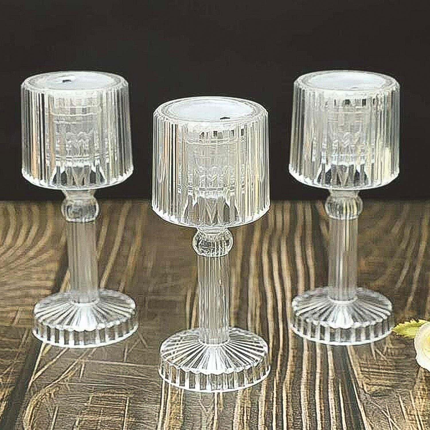 Crystal LED Desk Lamp – Portable Acrylic Glow | Deskrova
