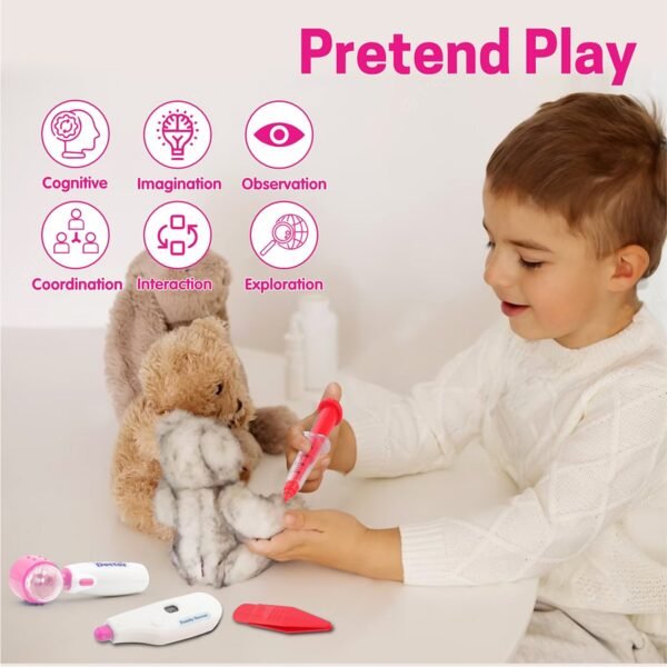 Kids Doctor Set with Trolley & LED Light Instruments | Aditi
