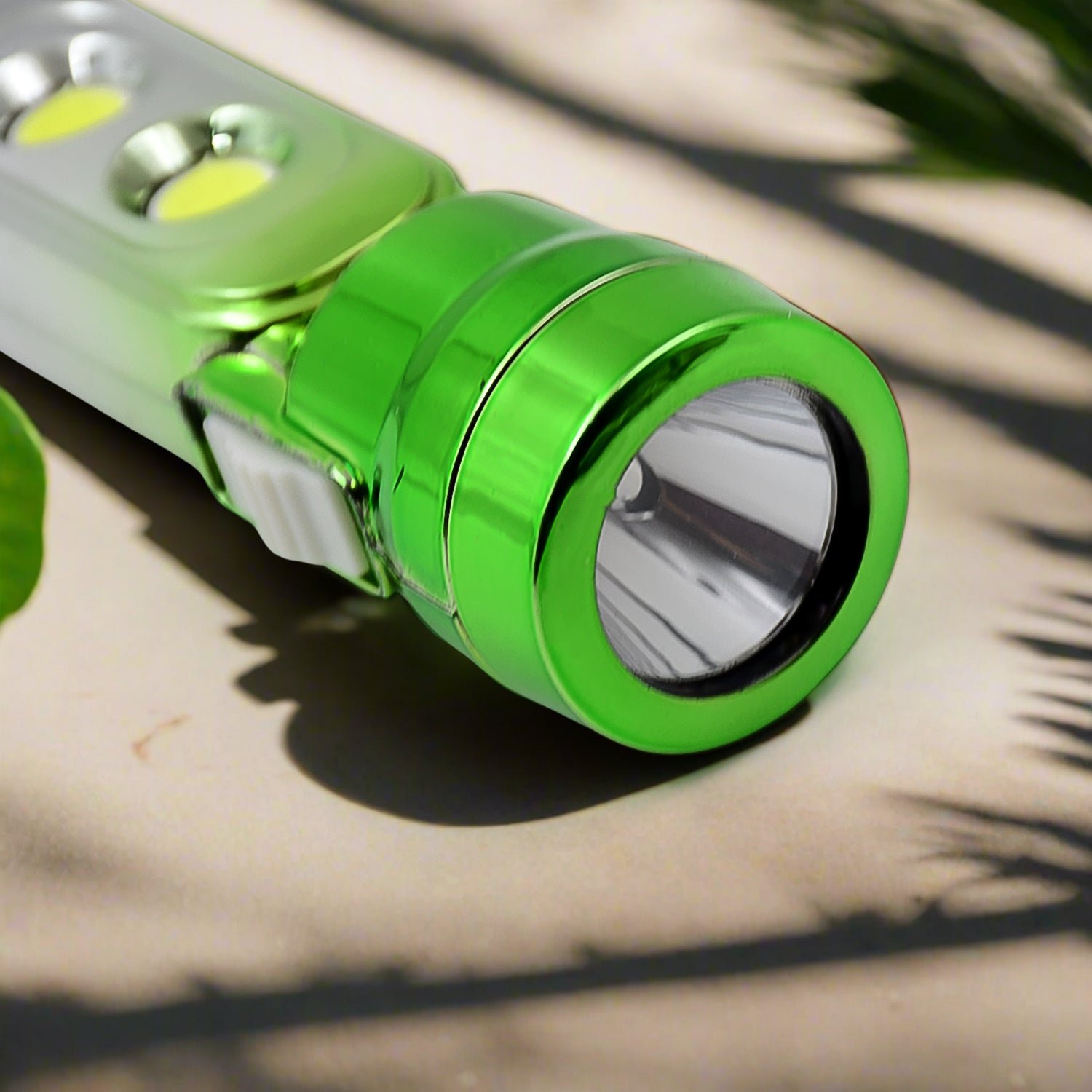 USB Rechargeable Torchlight – 3 LED Multi-Function | Poravar