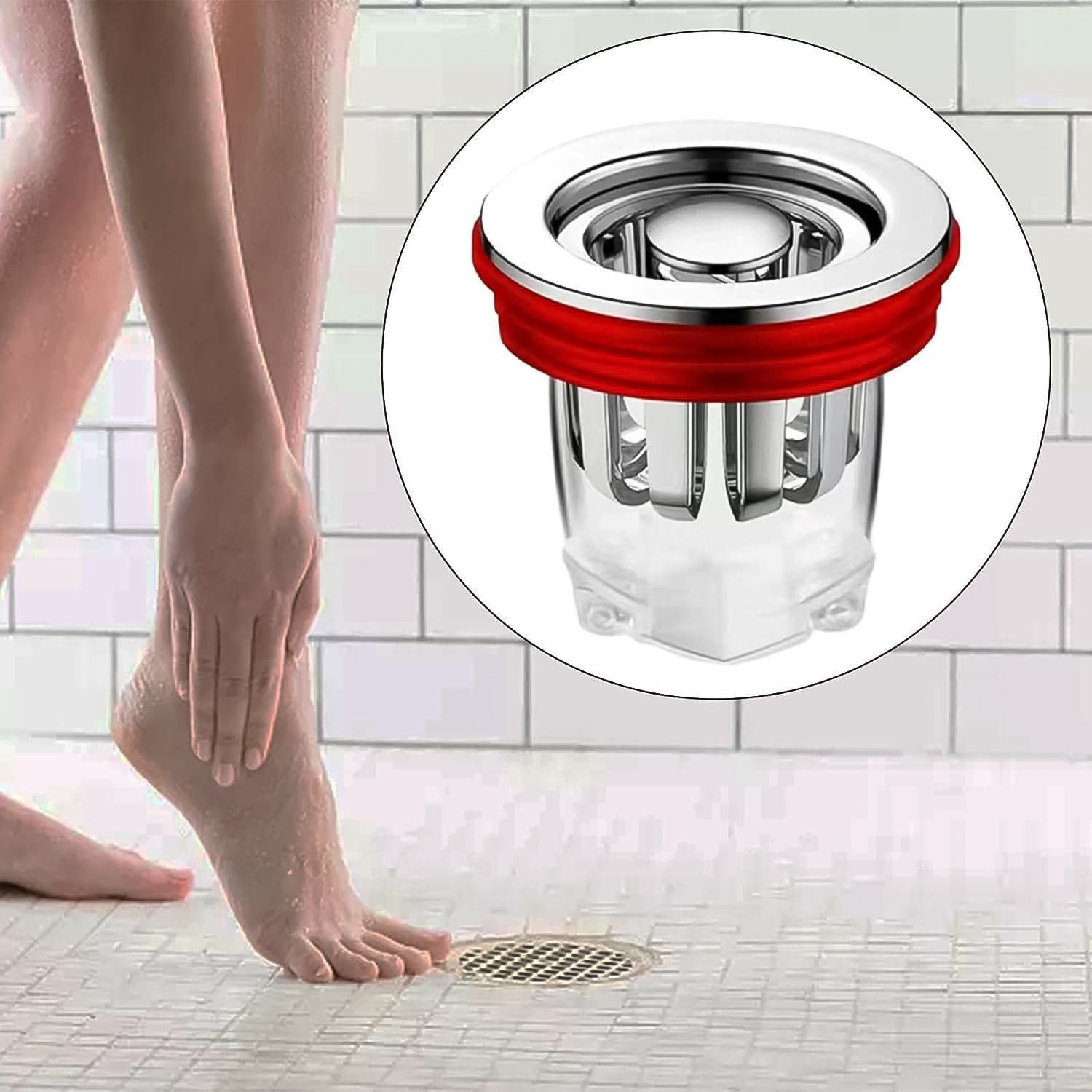Odour Proof Floor Drain – Magnetic Valve for Fresh Bathrooms