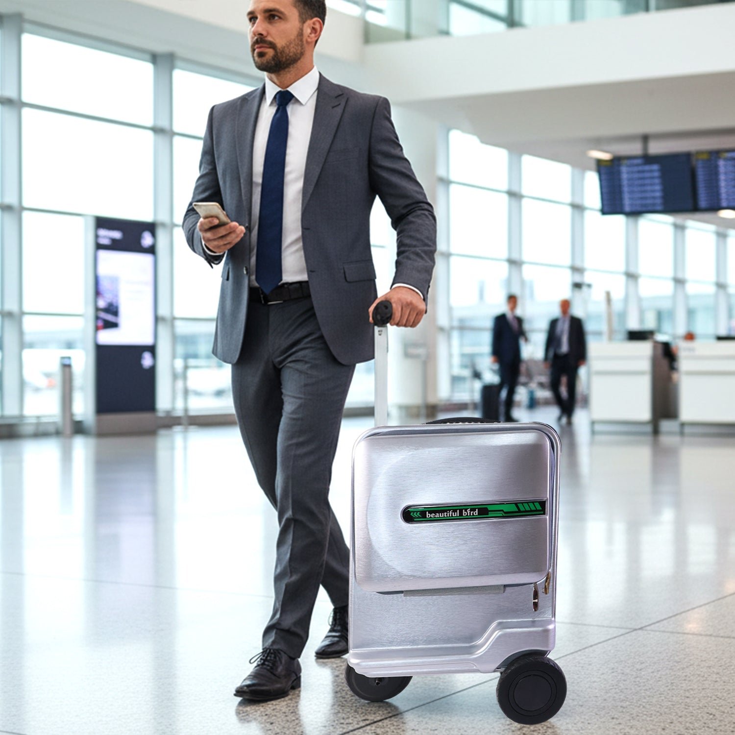 Ride-On Scooter Travel Trolley Bag – Compact & Hard Shell Protection