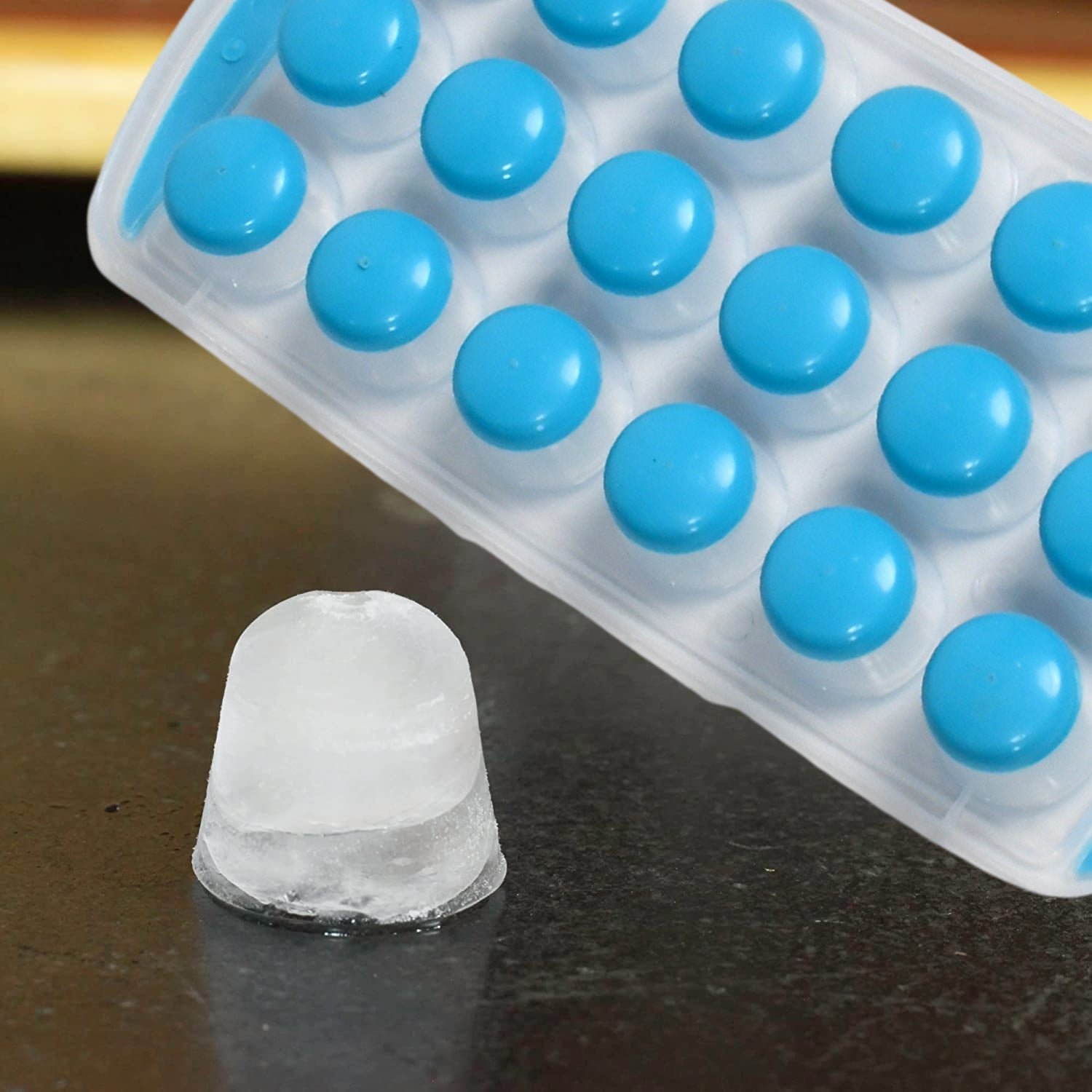 Round Silicone Ice Cube Tray – Smart Push Out Mini Ice | Indo Glow
