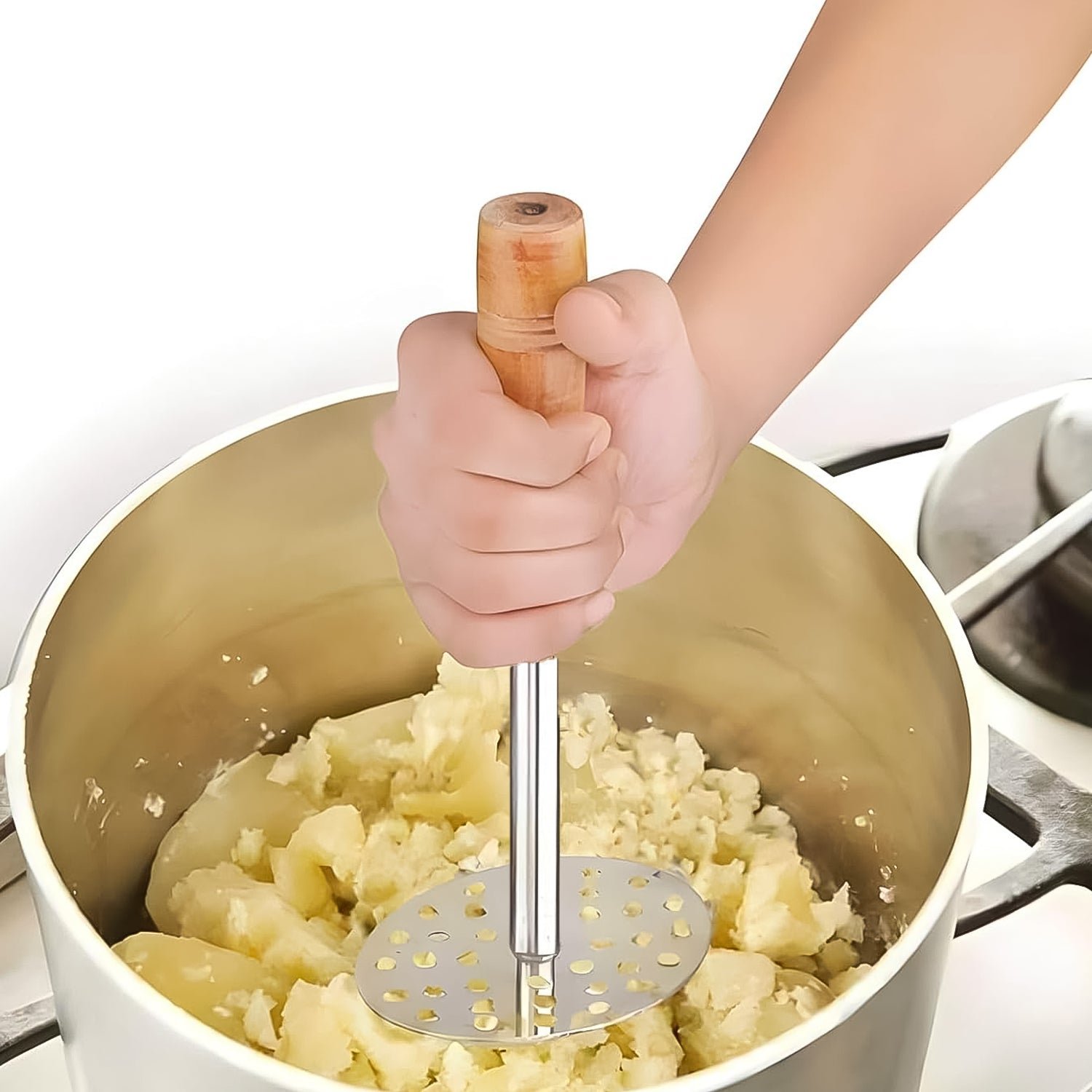 02_52992c09-0f54-4787-8652-db065d48e0f4 Stainless Steel Potato Masher – Wooden Handle, Durable | Quickslice