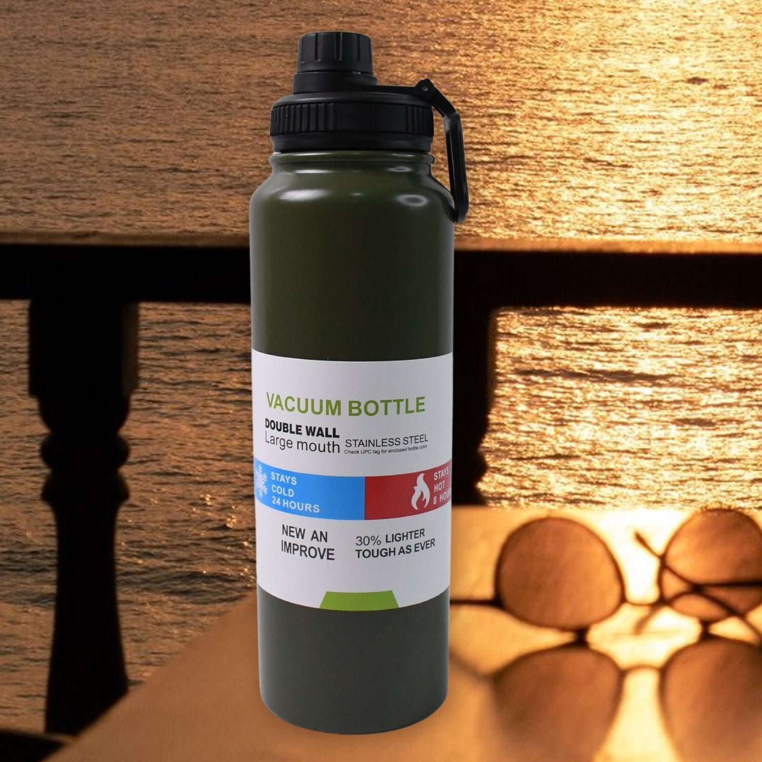 Vacuum Insulated Stainless Steel Water Bottle – 1000 ML Durable & Leak-Proof