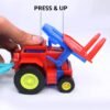 Friction Tractor Toy – Durable Plastic with Bricks Trolley | Aditi
