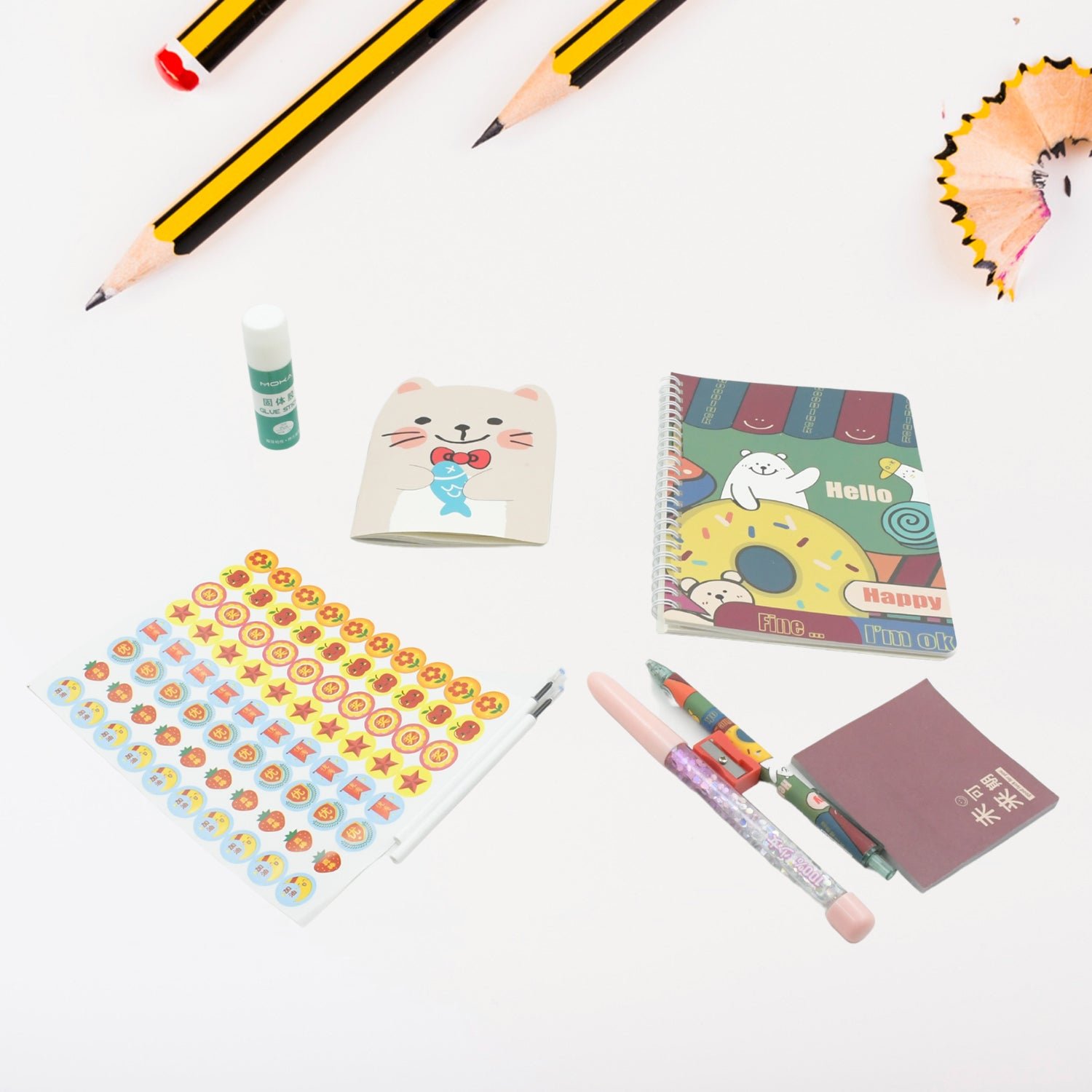 Cartoon Stationery Box – School Supplies Kit for Kids |
