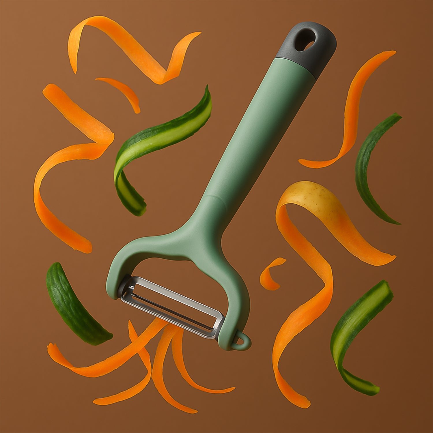 Vegetable Peeler – Premium Ergonomic Stainless Steel Blade