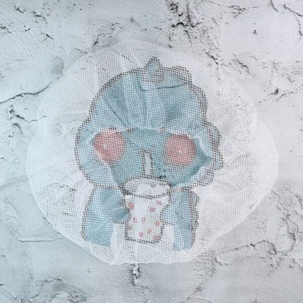 Cartoon Fabric Mesh Fan Cover – Elastic Fit & Child Safe