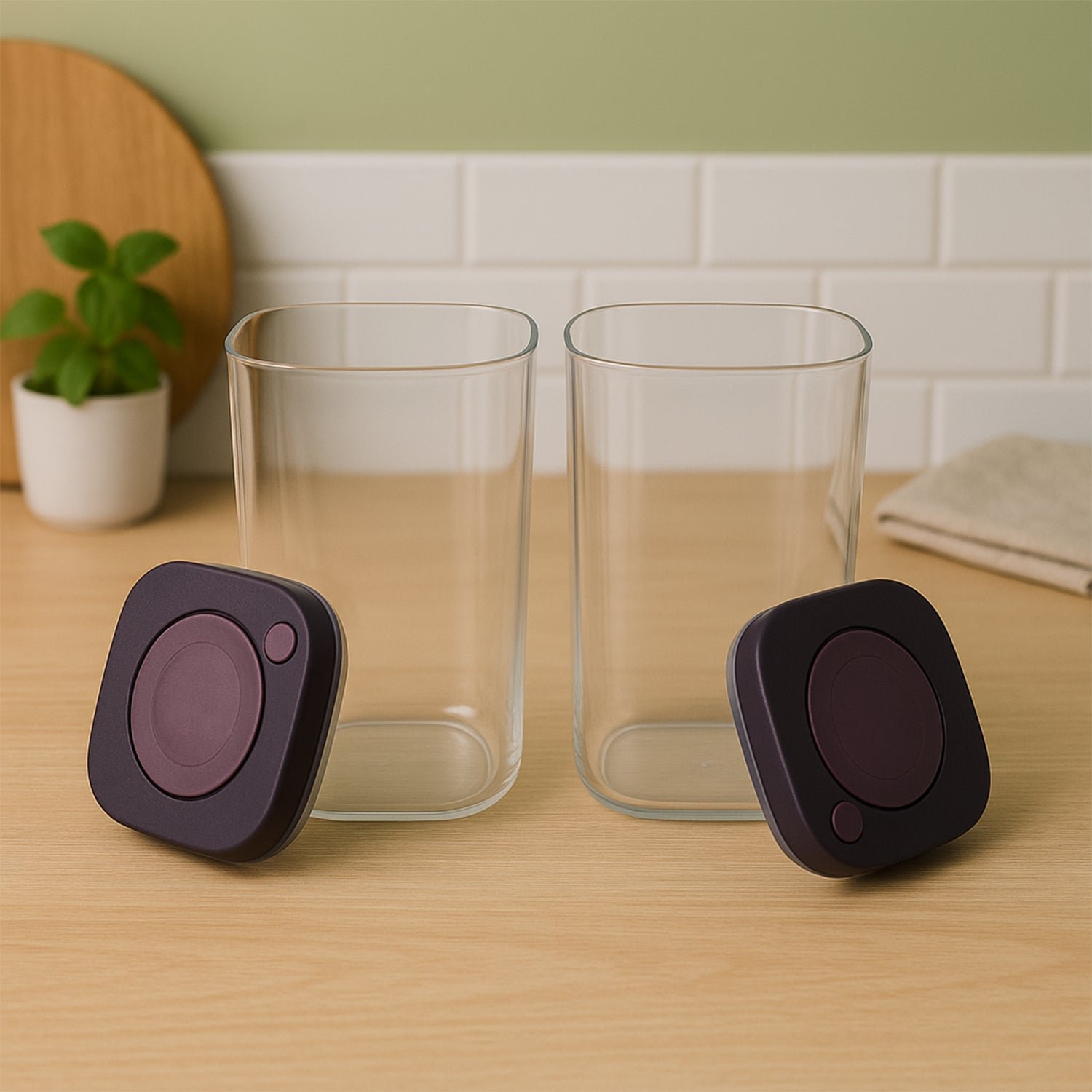 Airtight Kitchen Storage Containers – 2 Pc Set 1200ml Each