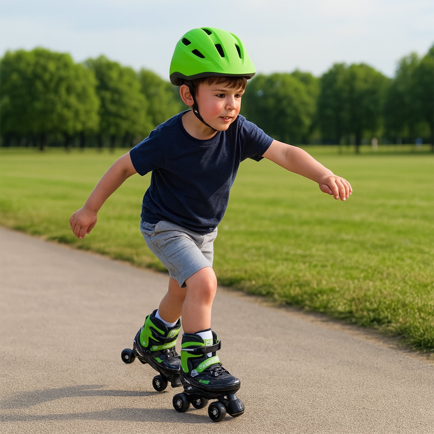 Kids Adjustable Quad Roller Skates – Comfortable & Durable