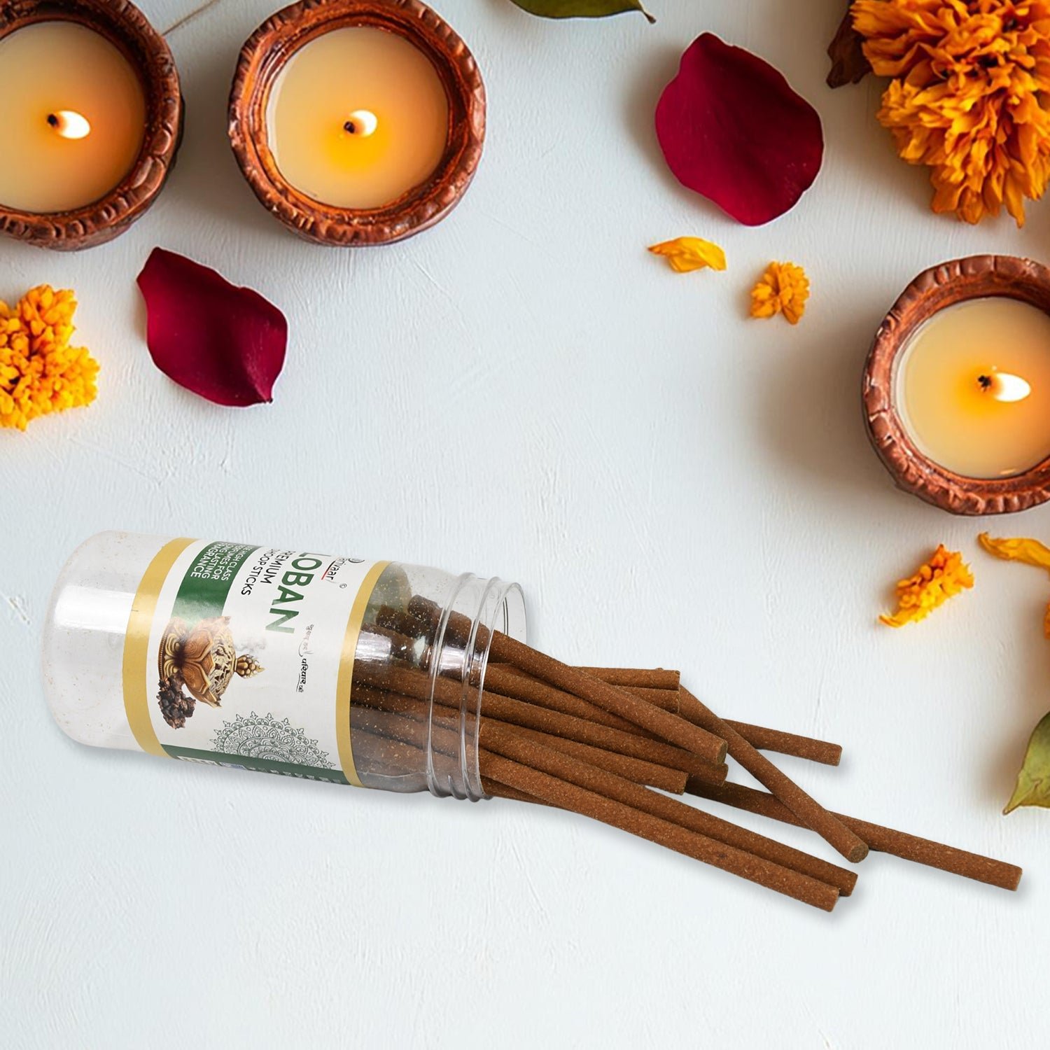 Loban Dhoop Sticks – 100g Traditional Incense for Puja |