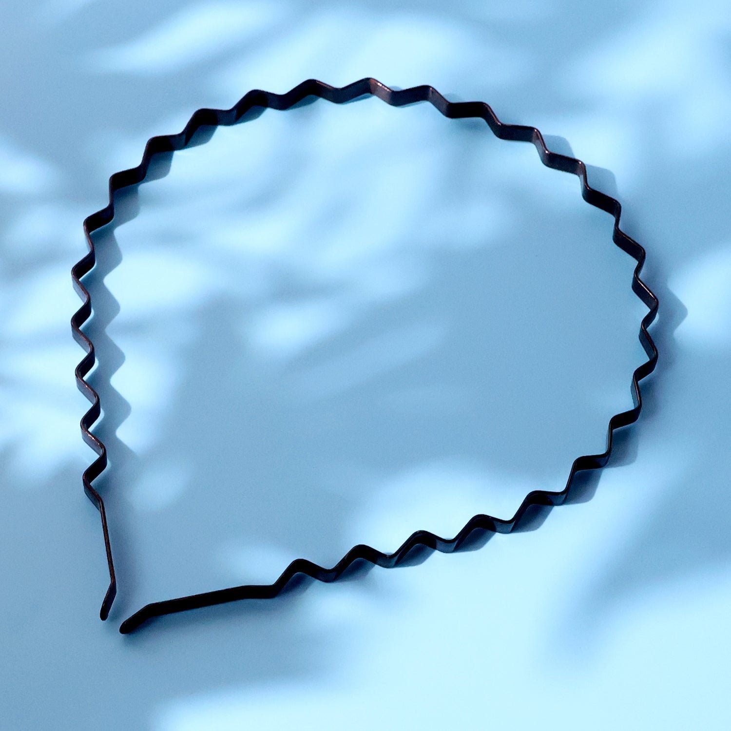 Metal Zigzag Hair Bands – Non-Slip Flexible Headbands (6 Pc)