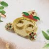 Kalash Shape Kumkum Box – Dual Containers for Pooja Convenience