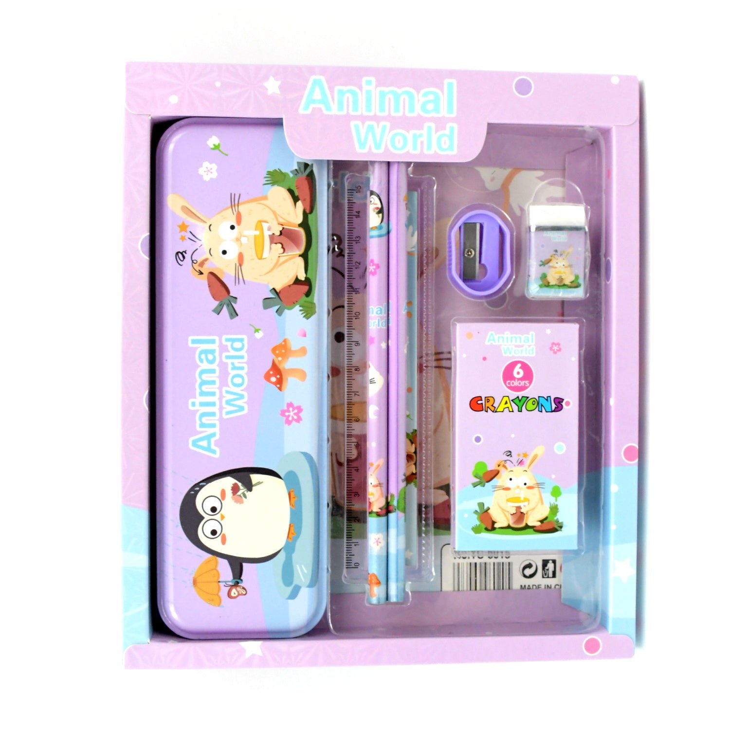 02_5c577713-a4af-49cf-82ef-0f865905b57b Stationery Kit for Kids – 12 Pc Metal Pencil Box Set | ScribbleJoy
