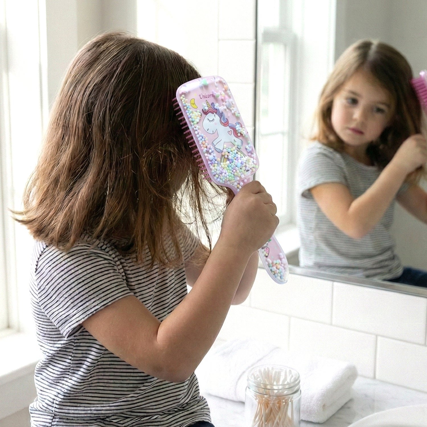 Kids Hairbrush – Gentle Detangling with Soft Bristles