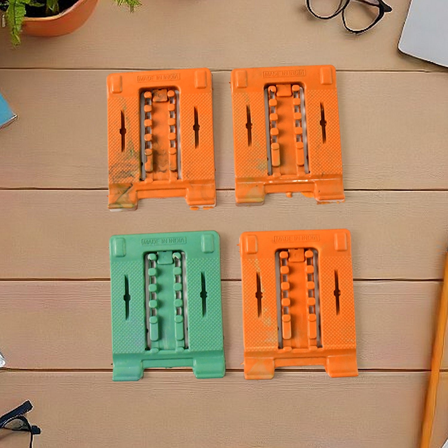 Adjustable Foldable Phone Stand 4-Pack – Multi-Angle Mobile Holder