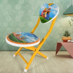 Kids Folding Chair – Heart Shape Cartoon Design | Little Fashionistas