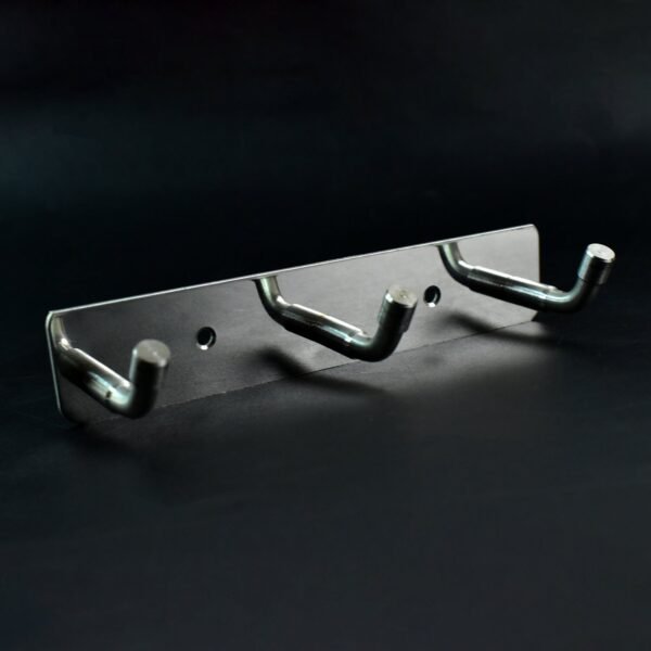 Stainless Steel Wall Mounted Coat Hook Rack – 3 Durable Hooks
