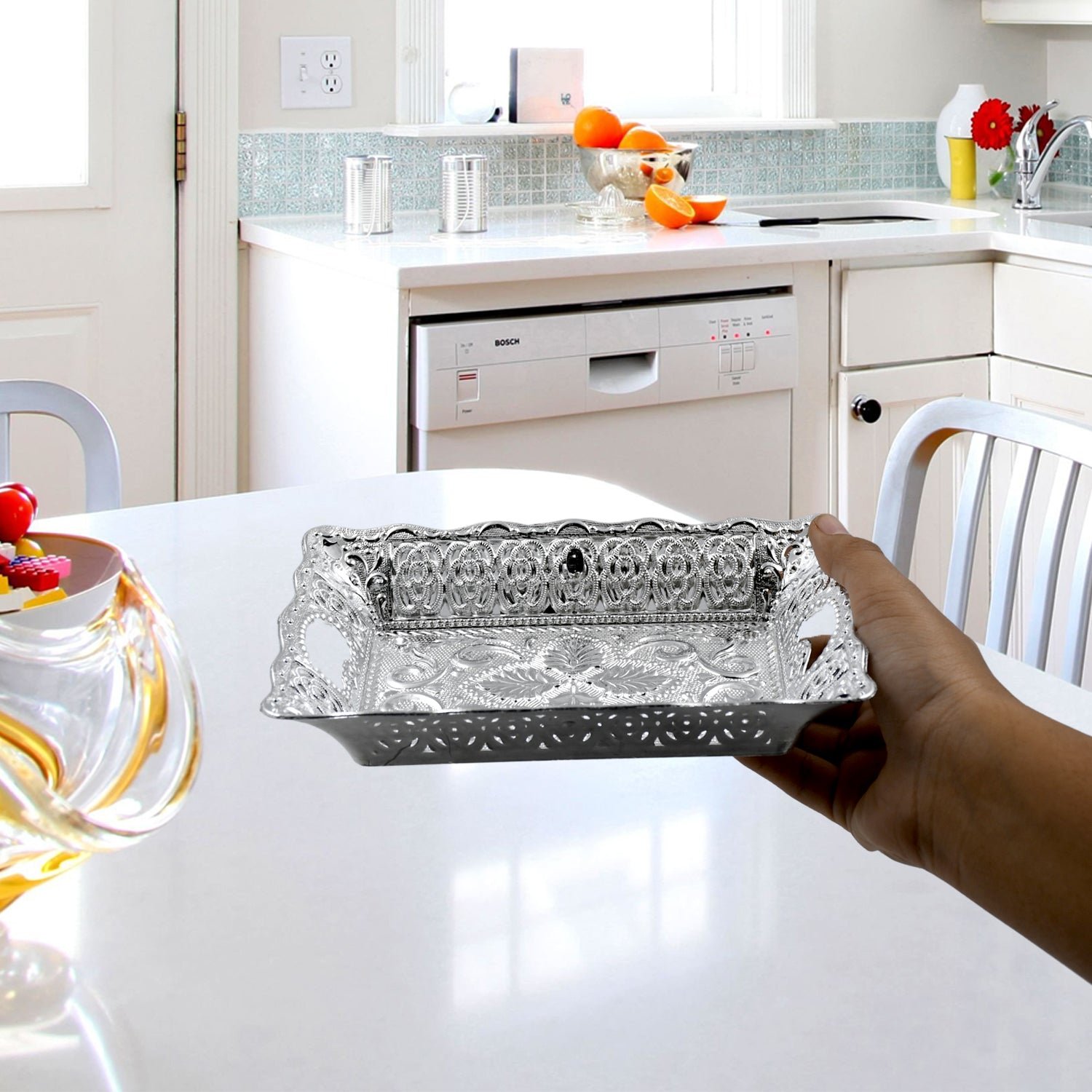 Mukhwas Serving Tray – Dry Fruit & Candy Plate | Indo Glow