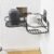 Corner Shelf Organiser – Stainless Steel Self-Adhesive | Bathora