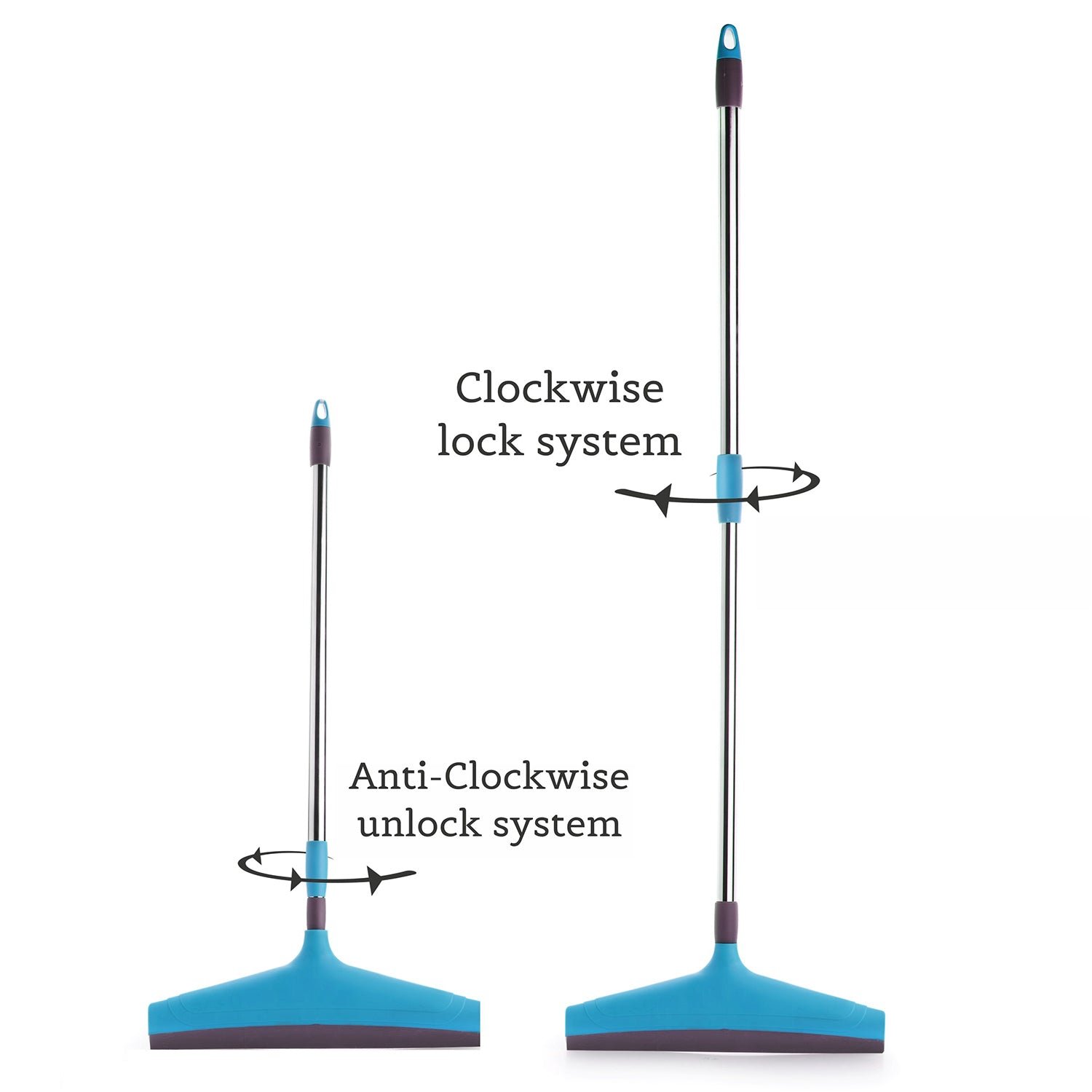 Adjustable Floor Wiper – Stainless Steel Handle | Pro Clean
