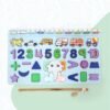 Wooden Number Puzzle – Magnetic Learning Board | Aditi