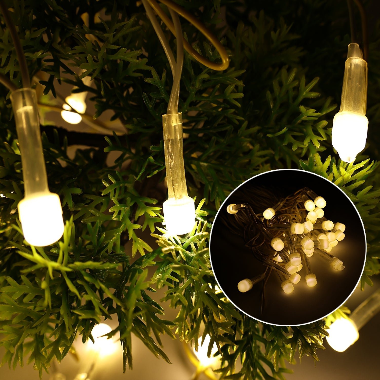 LED Decorative String Lights 10 Meter – Warm White Glow for Festivals