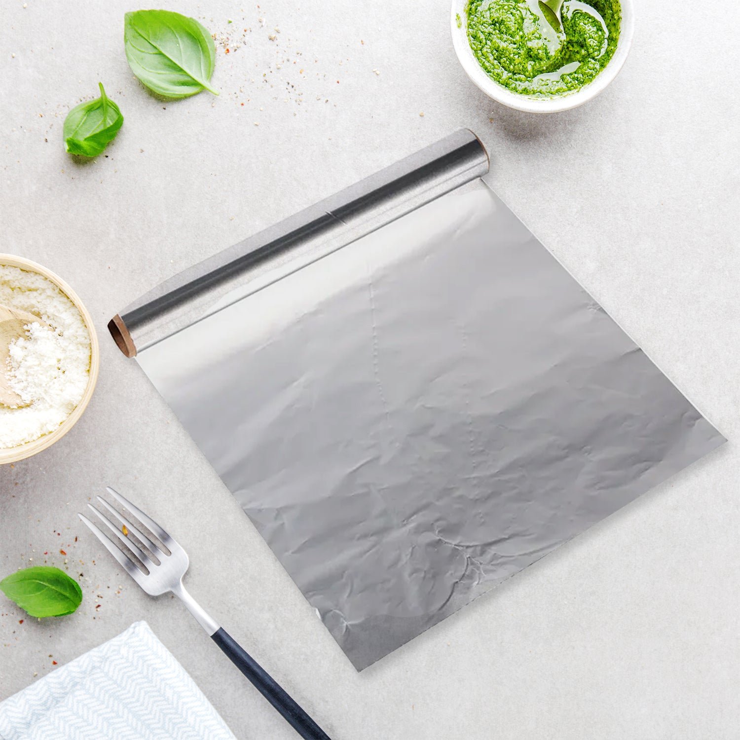 Aluminum Foil Roll – Heavy Duty Food Grade 72 Mtr | Powermate Kitchen