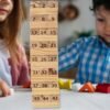 Wooden Tumbling Tower Game – 48pc Family Stacking Blocks | Puzzle Vista