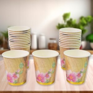 Disposable Paper Cups – Mixed Design 24 Pcs | Papezo