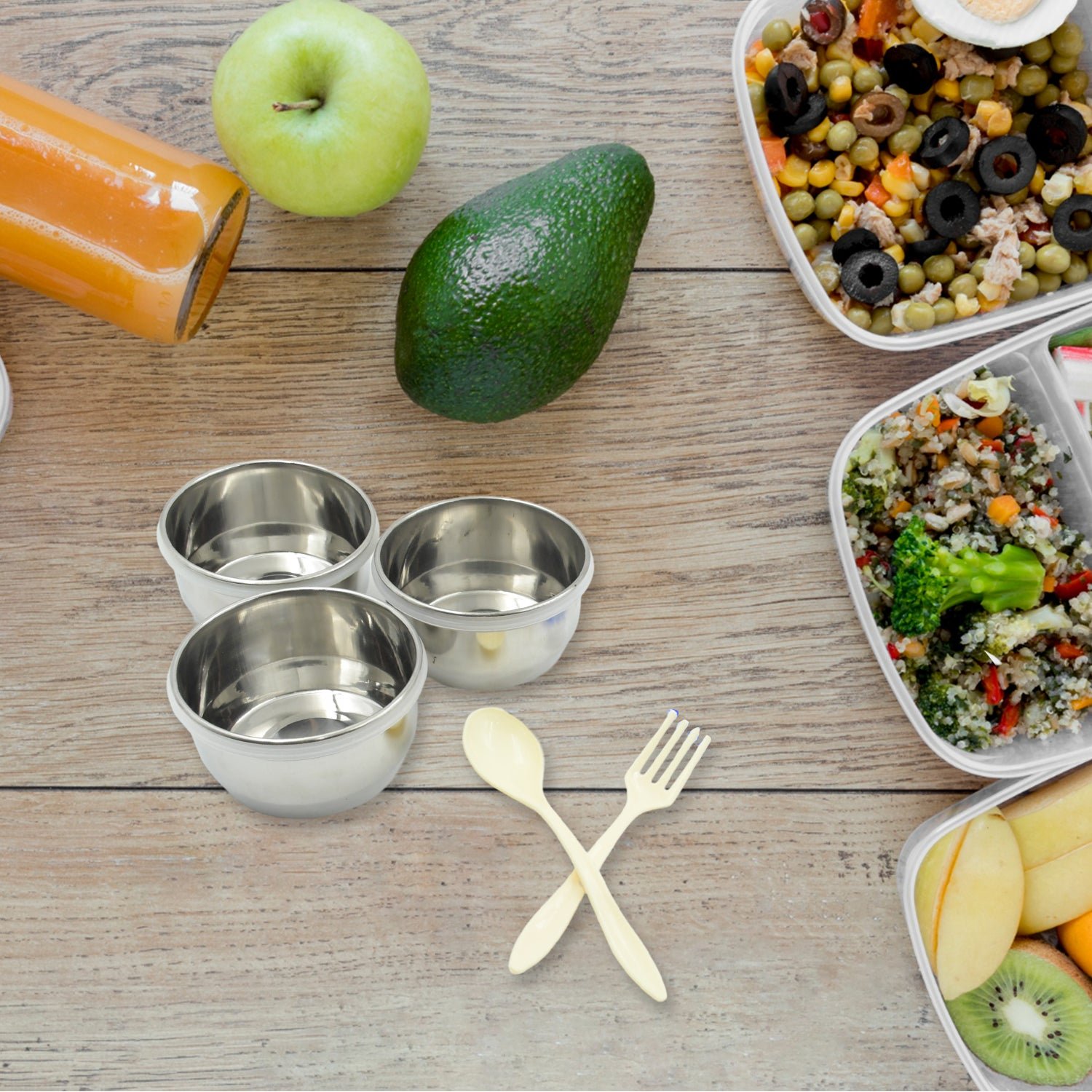 Insulated Lunch Box Set – 6-in-1 Stainless Steel Tiffin | Lunchie Bunchie