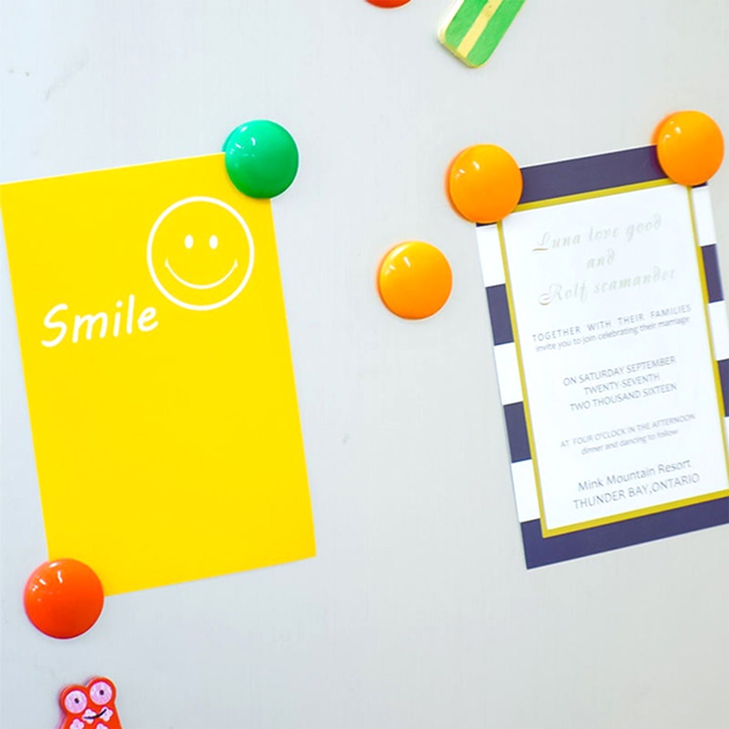 Whiteboard Magnetic Pins – 2cm Colourful Plastic | Deskura