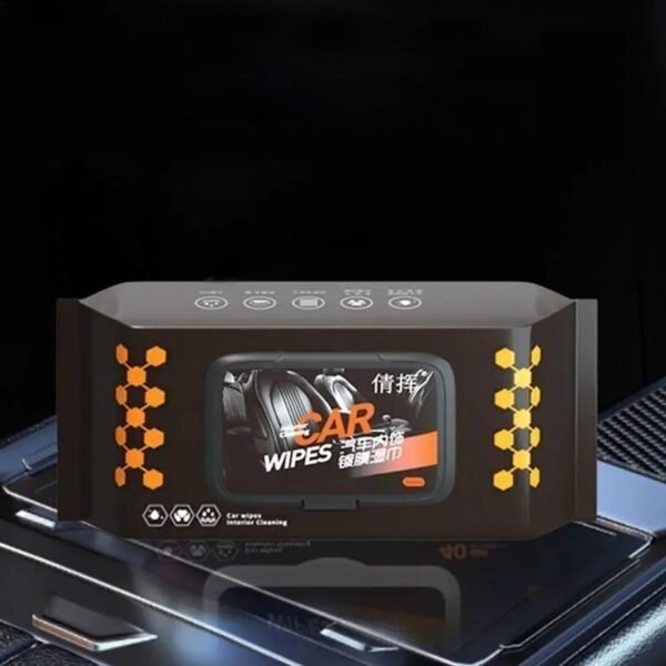 Car Cleaning Wipes – Dashboard & Interior Polish (80 Pcs) | Velvet Wheels