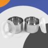 Airtight Stainless Steel Containers – See-Through Lid, 500ML (Set of 2) | Konvex