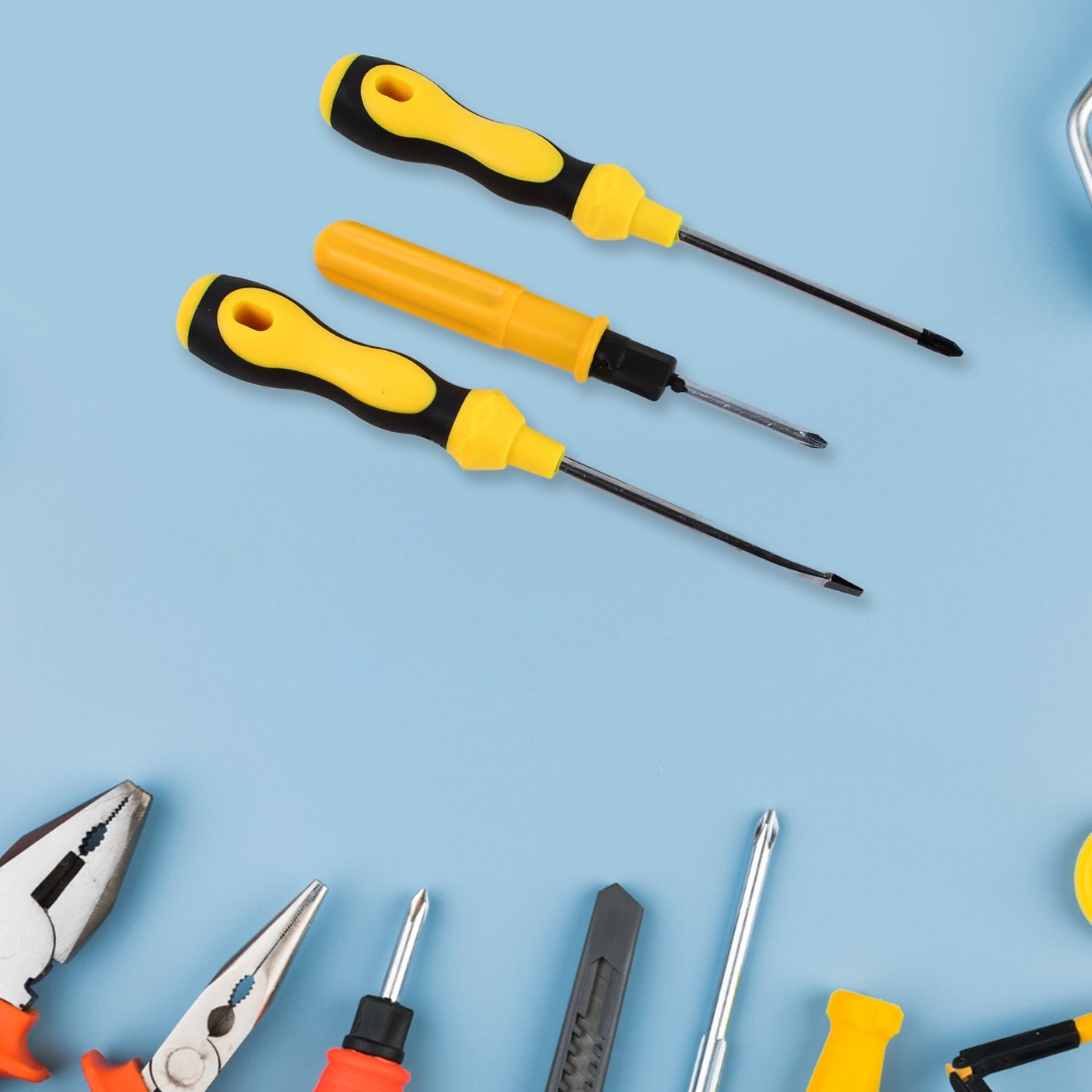 Hand Tool Kit with Magnetic Wristband – 7-Piece Durable Set