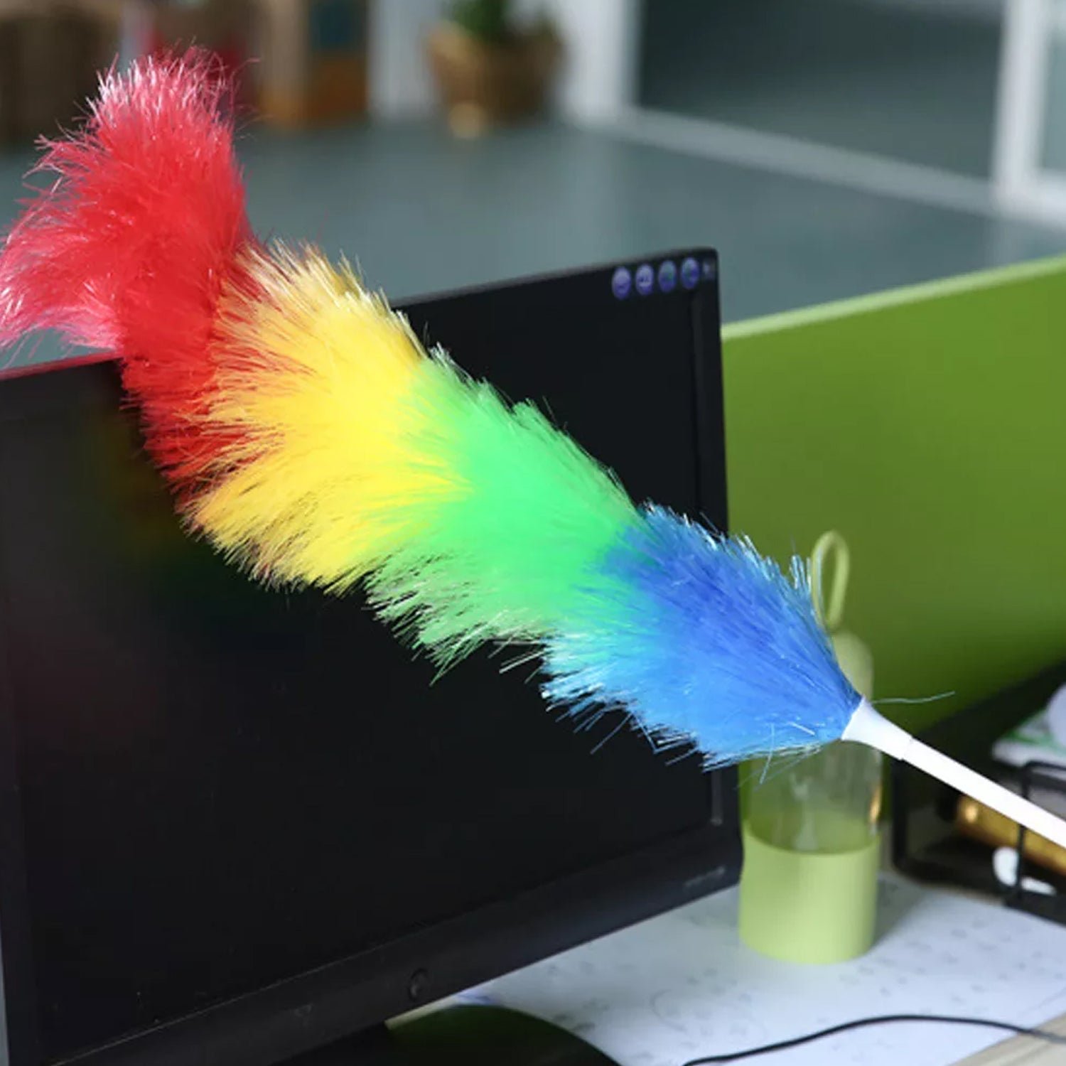 Microfiber Duster – Colorful Cleaning Stick | Velvet Wipe