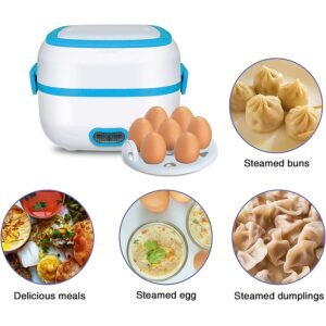 Electric Lunch Box – 3-in-1 Stainless Steel Food Heater | Lunchie Bunchie