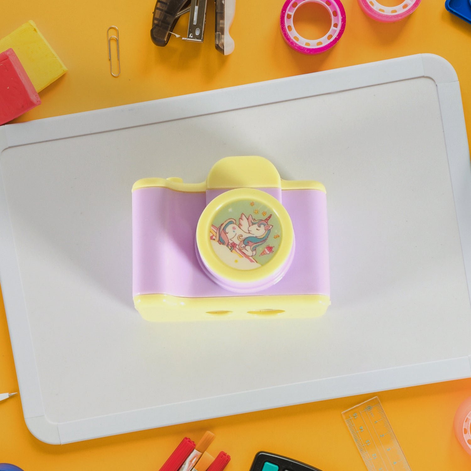 Camera Shaped Pencil Sharpener – Fun & Portable for Kids | Writezo