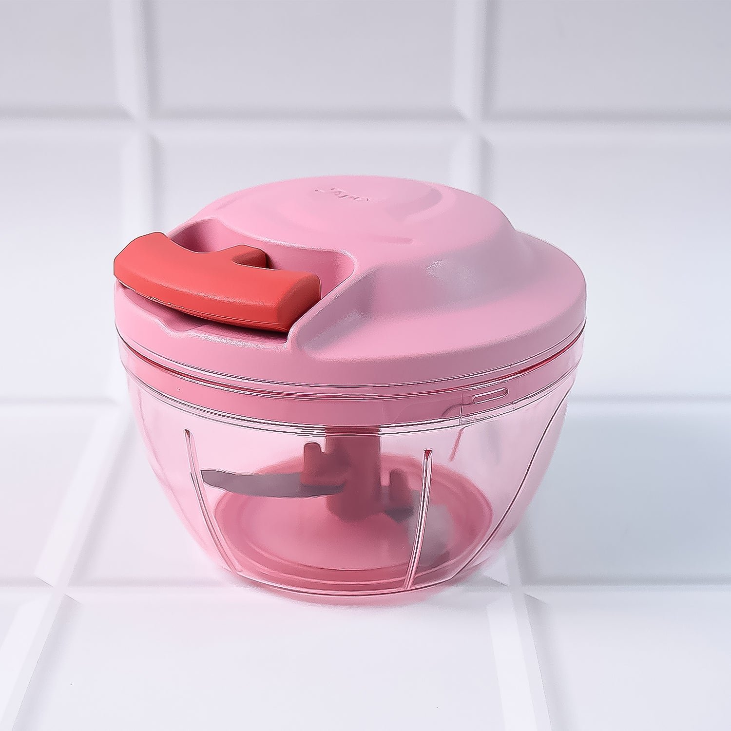 Hand-Pull Vegetable Chopper – 500ml Manual Food Processor