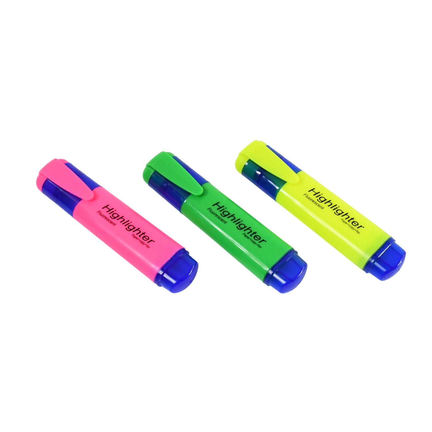Assorted Color Highlighter Pens – Water-Based Broad Tip Set