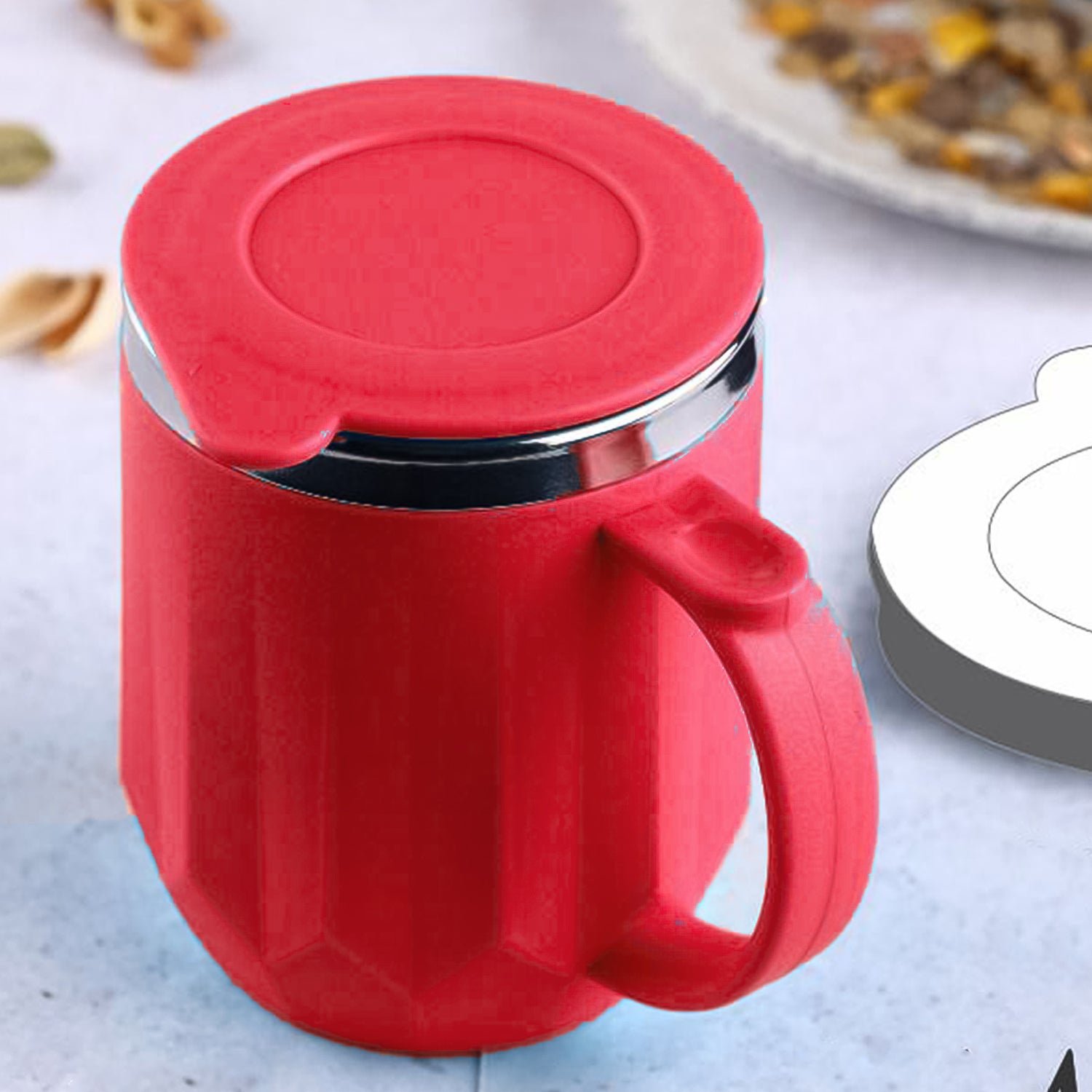 Insulated Mug 350ml – Stainless Steel Hot & Cold Coffee Tumbler