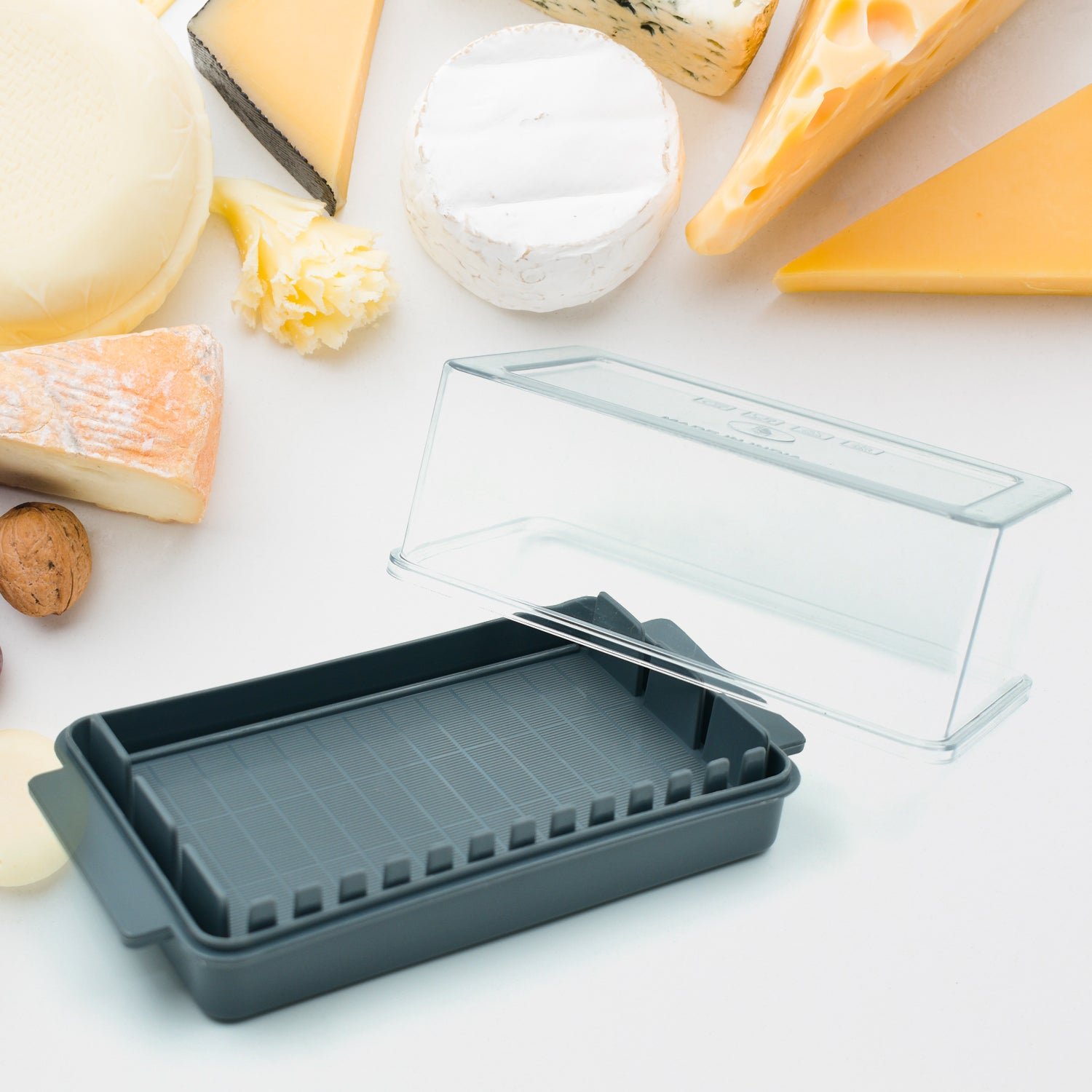 Butter Slicer Box – Transparent Storage & Cutter | Organivo