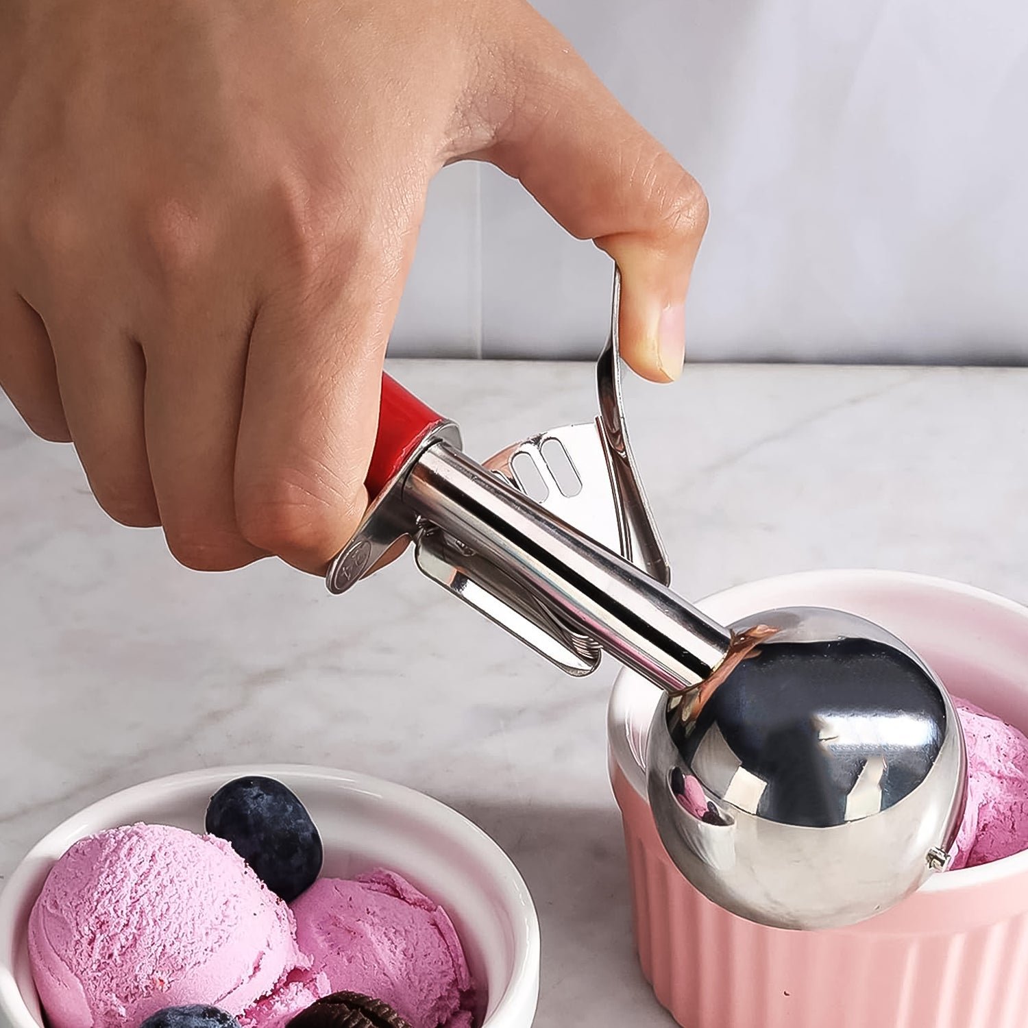 Ice Cream Scoop 70 ML – Stainless Steel Head with Ergonomic Handle